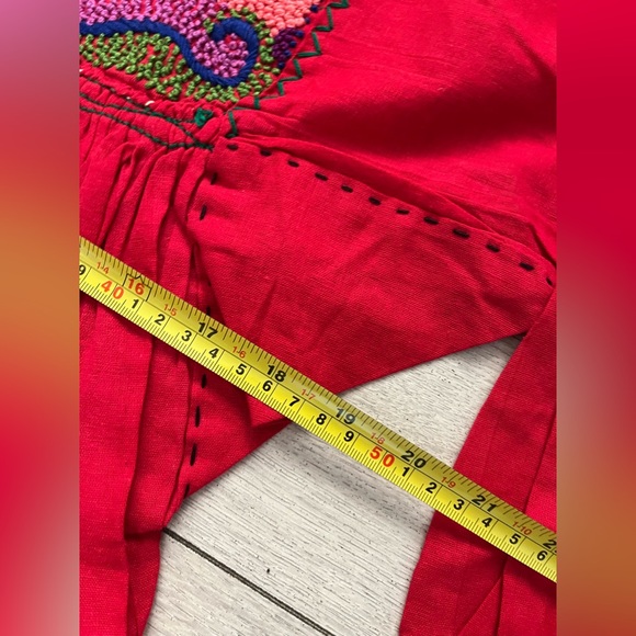 MEXICAN CRAFTS Embroidery Blouse one size - Picture 6 of 12
